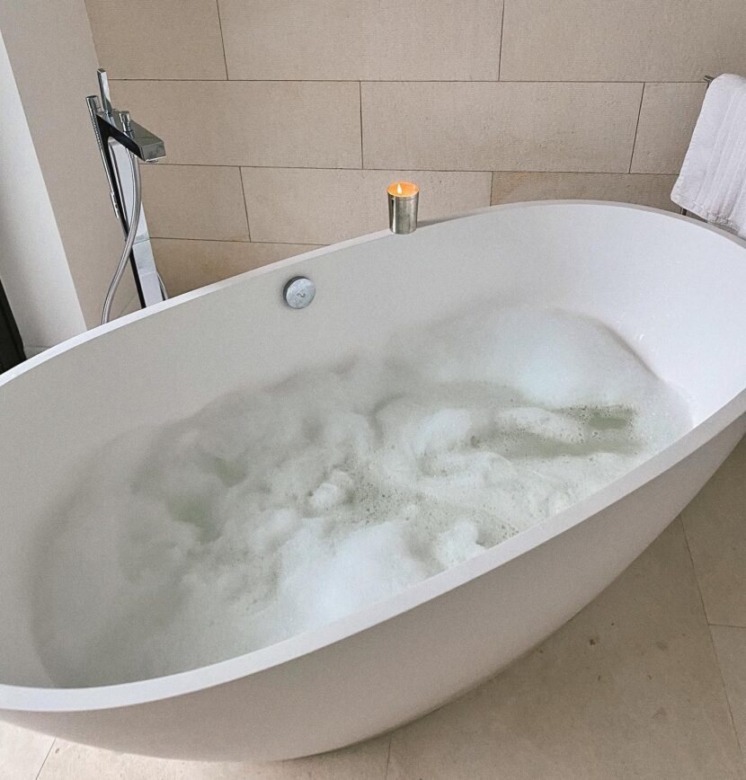 Bubble bath relaxation